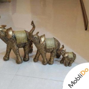 سه عدد مجسمه فیل