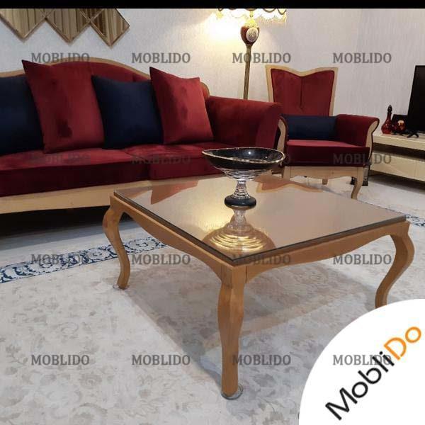 جلو مبلی چوب راش خیلی قشنگ