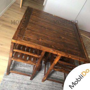 میز ناهار خوری چوبی شیک
