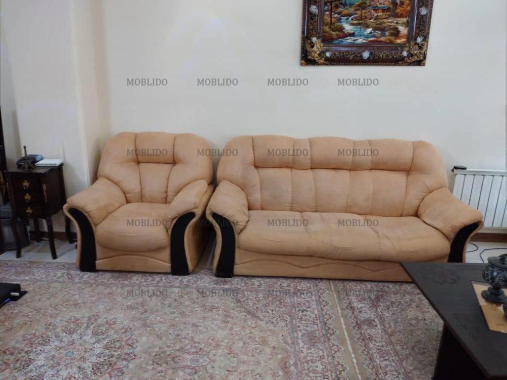 مبل راحتی ۱۰ نفره به همراه جلو مبلی
