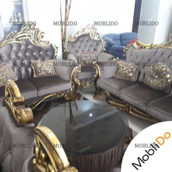 مبلمان استیل زیبا در حد نو