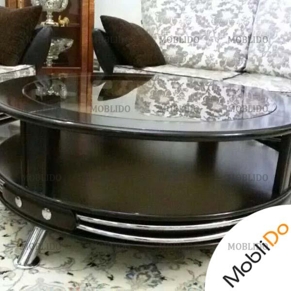 میز گِردجلو مبلی ۲طبقه ترک