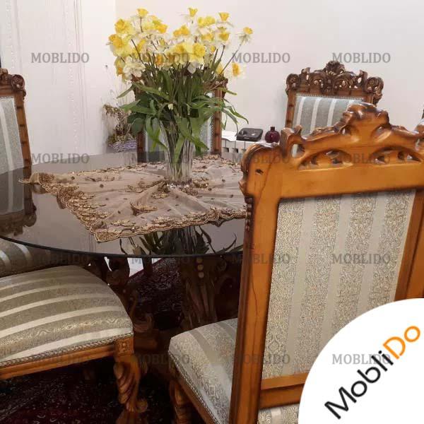 سرویس مبلمان و میز غذا خوری زیبا