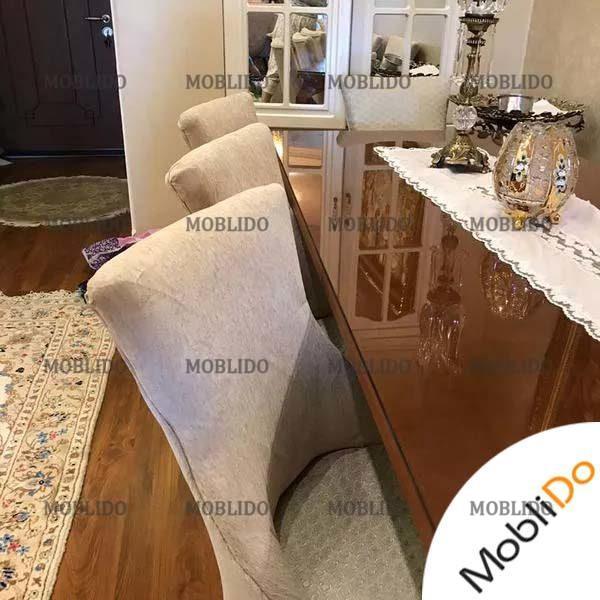 میزناهرخوری ۸نفره نونو باپارچه ترک