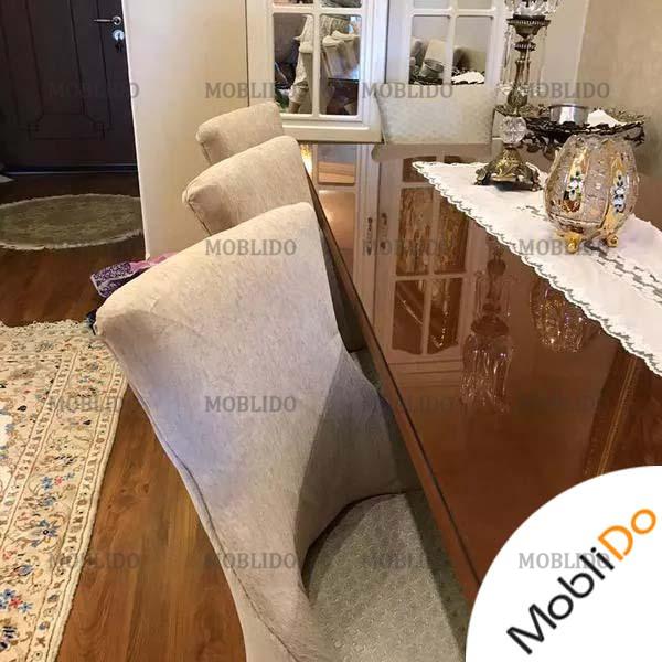 میزناهرخوری ۸نفره نونو باپارچه ترک
