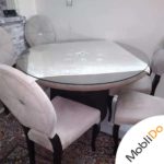میز ناهار خوری۶ نفره سالم وتمیز