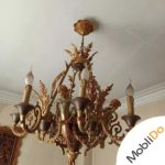 لوستر برنز ۸ شاخه سالم