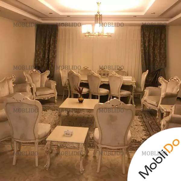 مبلمان نه نفره و نهارخوریه هشت نفره