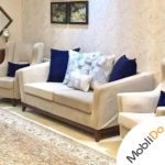 سرویس مبلمان و دو دست میز ناهارخوری و کنسول