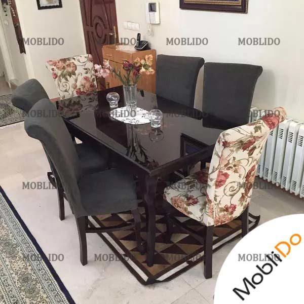 ست مبلمان راحتی ۹نفره+میز غذاخوری ۶نفره