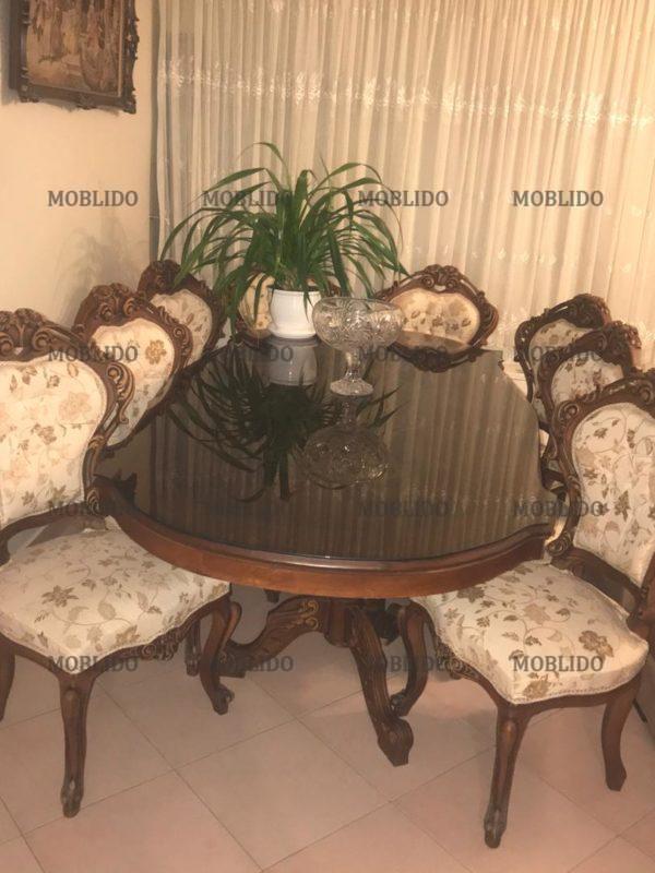 مبل ۷ نفره با غذا خوری ۸ نفره