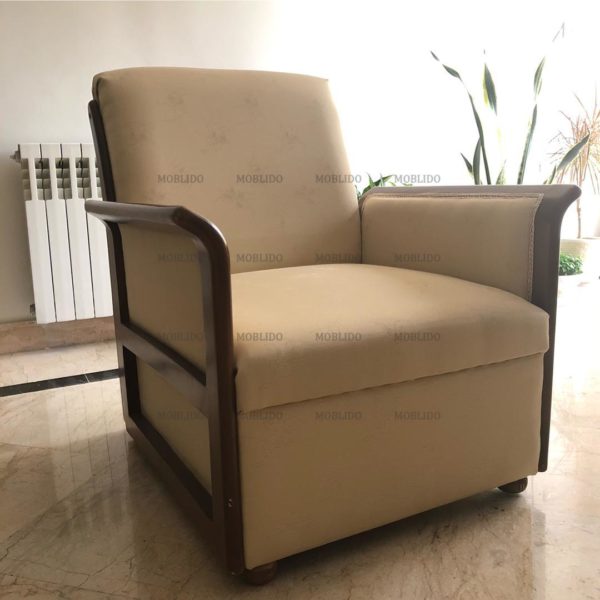 مبل ۶ نفره سالم چوب راش در حد نو