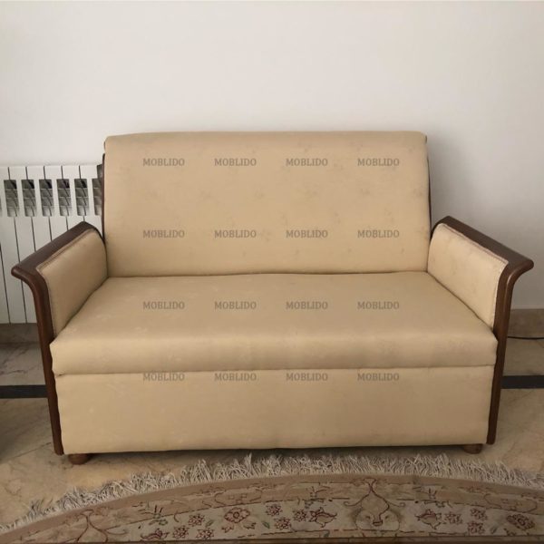 مبل ۶ نفره سالم چوب راش در حد نو