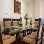 مبل استیل ۹ نفره با میز ناهار خوری و بوفه