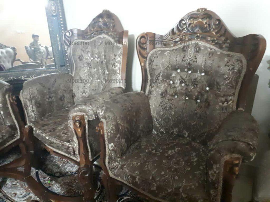 مبل چوبی سلطنتی کلاسیک نو/تخفیفم میدم