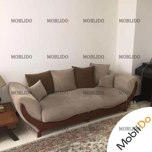 مبلمان راحتی ۵ نفره کاملا سالم در حدنو