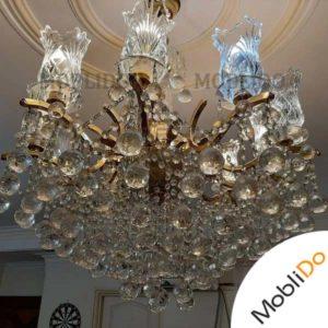 فروش دو لوستر کریستالی
