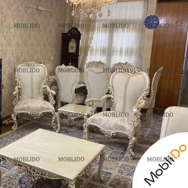مبلمان استیل ۷نفره نو