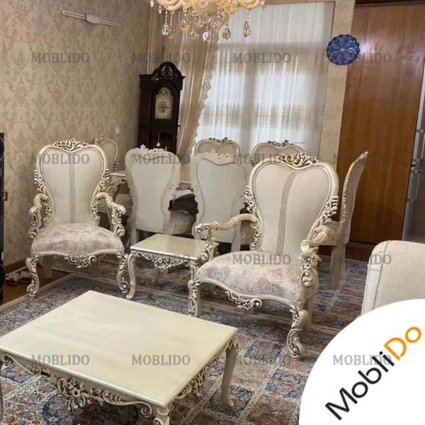 مبلمان استیل ۷نفره نو