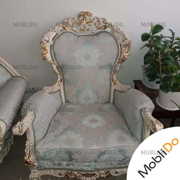 مبلمان استیل ۹ نفره شیک در حد نو