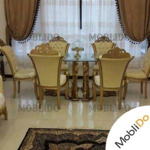 ناهارخوری ۶ نفره استیل
