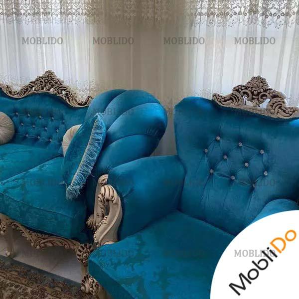 مبلمان ۸ نفره تمیز مشابه نو در حد آک!
