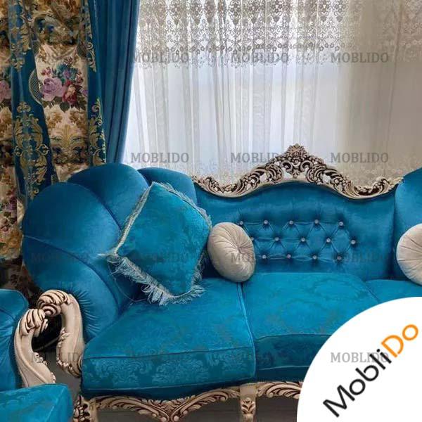 مبلمان ۸ نفره تمیز مشابه نو در حد آک!