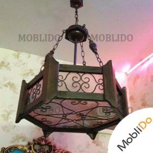 لوستر چوبی