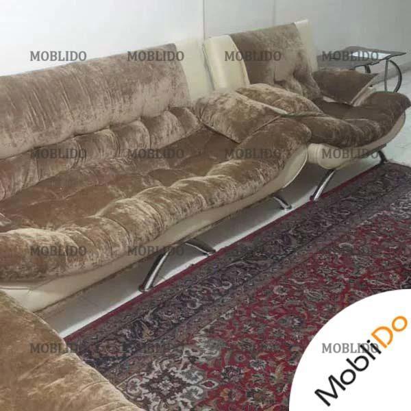 مبلمان اسپرت با کاور و کوسن و مبل هفت نفره باغ