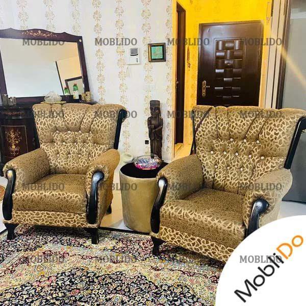 مبل نیمه راحتی ۹ نفره زیبا