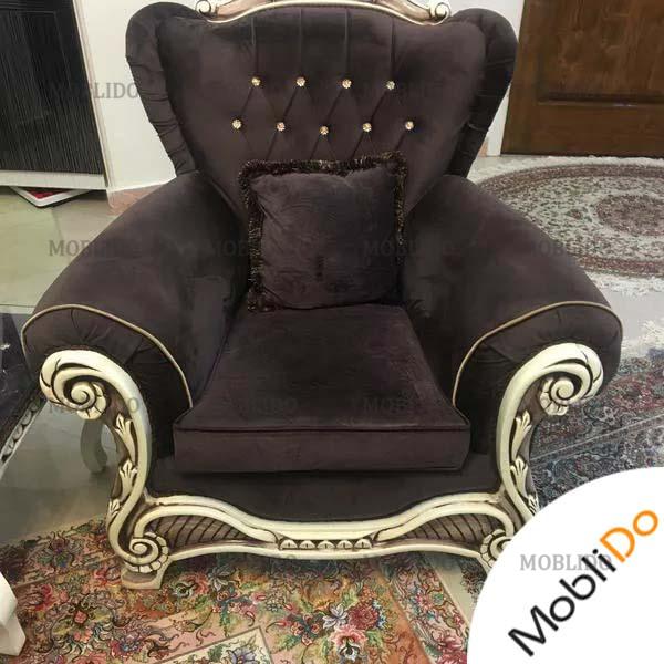 مبلمان کلاسیک چوب گردو
