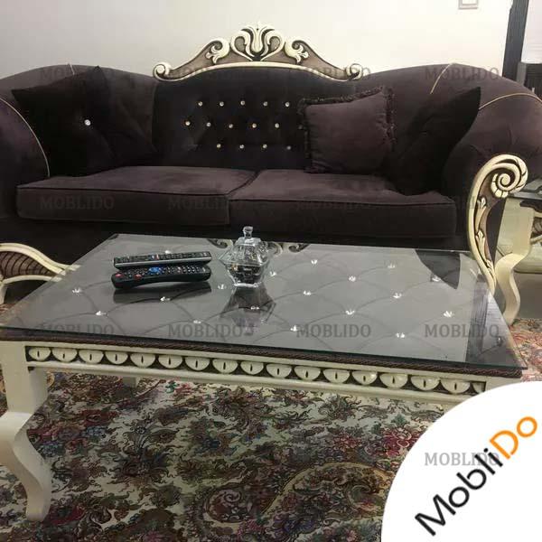 مبلمان کلاسیک چوب گردو