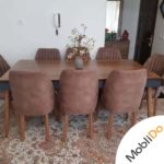 میز نهارخوری نو در حد جهیزیه شیک