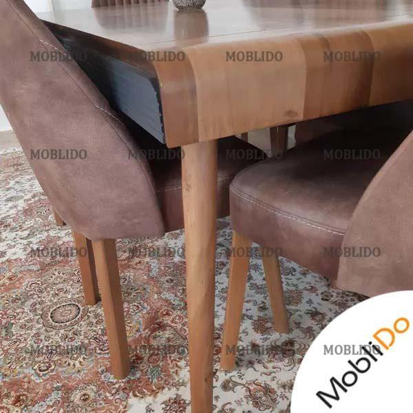 میز نهارخوری نو در حد جهیزیه شیک