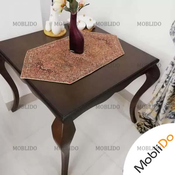میز ناهارخوری ۴ نفره کاملا نو و تمیز با طرح شیک
