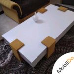میزوسط مبلی بسیارشیک بهمراه سه تا میز عسلی
