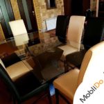 میز ناهارخوری هشت نفره به همراه میز وسط (جلو مبلی)