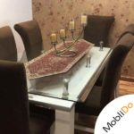میز ناهار خوری ۶ نفره سالم سالم مناسب جهیزیه