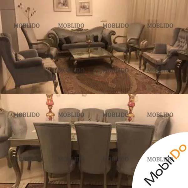 ست کامل مبلمان با میز ناهارخوری