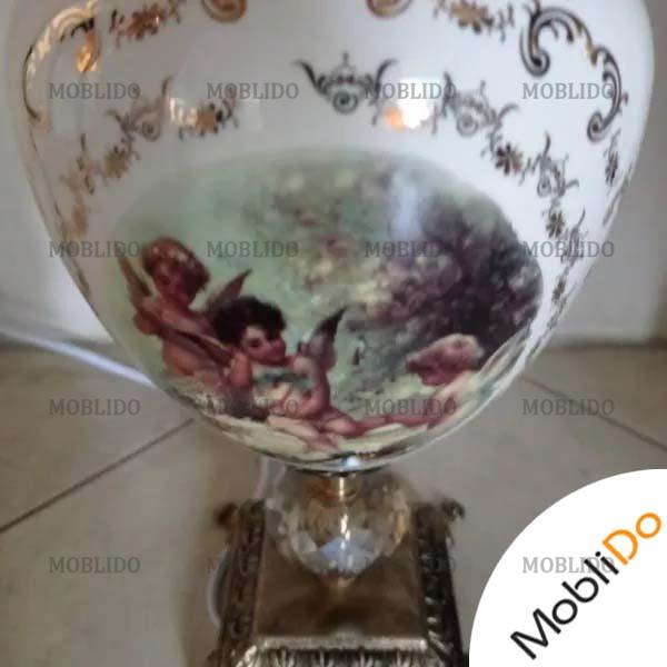 اباژور سرامیک طلا کوب برنز