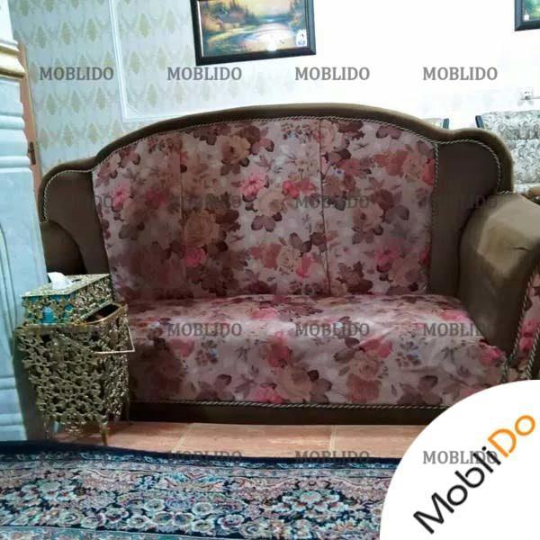 مبل راحتی ۷ نفره عسلی دست دوم