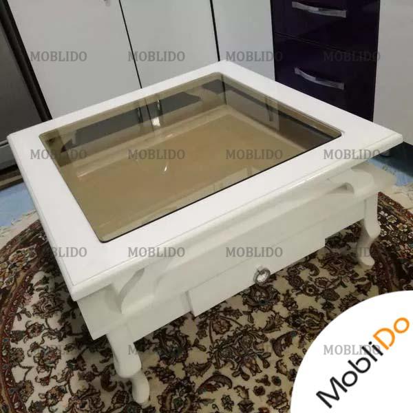 میز عسلی و گل میز شیک و شیشه ای