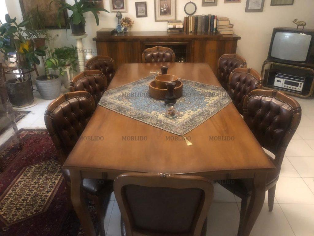 مبلمان چرمی قدیمی