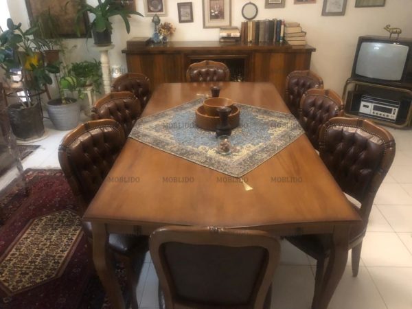مبلمان چرمی قدیمی