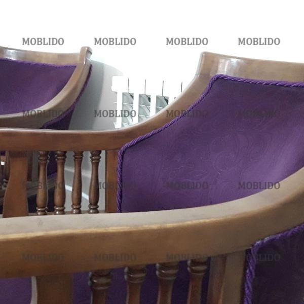 مبل استیل ۳ صندلی + ۲ میزبان + ۲ میز