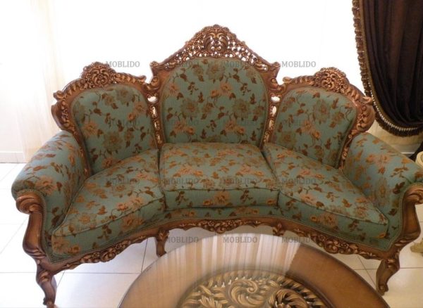 مبل و ناهارخوری کلاسیک چوب تمام منبت کاردست
