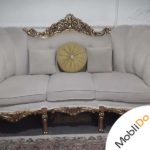 مبلمان استیل ۸ نفره با روکش مبل فیت کار
