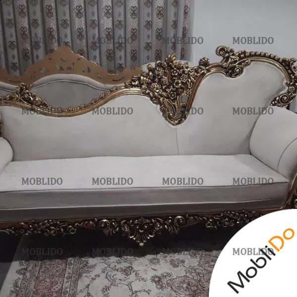 مبلمان استیل ۸ نفره با روکش مبل فیت کار