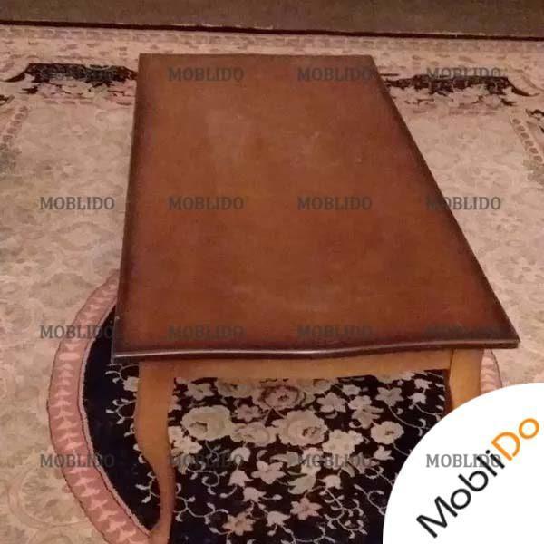 دو عددمیز جلو مبلی شیشه ای و چوبی و عسلی نو نو