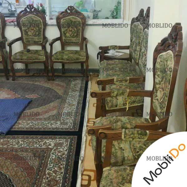 فروش مبلمان سلطنتی صدامی باچوب راش